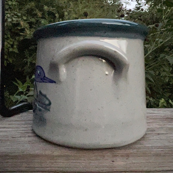 Great Bay Pottery Small Loon Crock 2002 NH - Picture 2 of 9